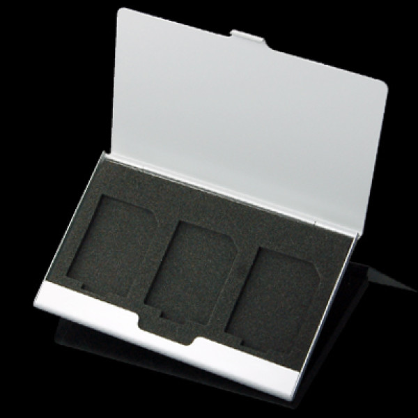 Алюминиевый чехол для карт памяти типа SD